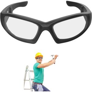 Multitask Bluetooth Safety Headphones Glasses with Open-Ear Audio Unisex, (clear Lens)