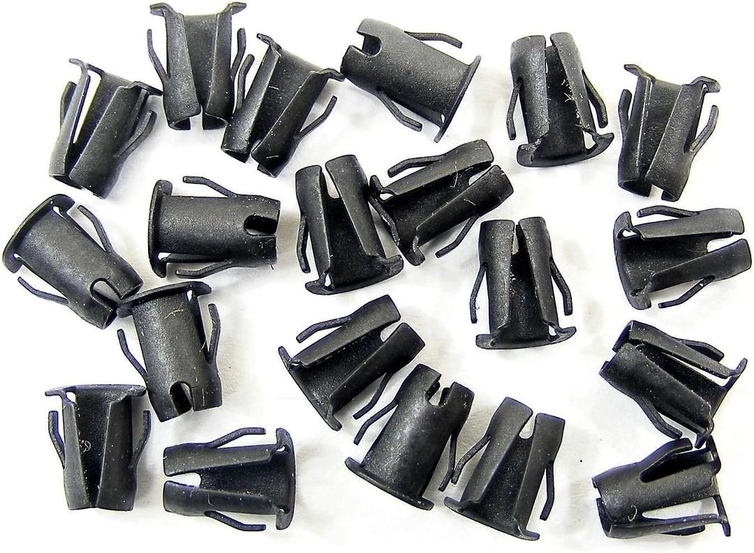 Retro-Motive Emblem & Trim Barrel Clips- Fits 5/32" Hole- 1/8" Stud- Fits Ford Truck (25 pcs)- #219