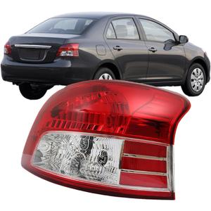 Silscvtt Rear Brake Tail Lights Assembly Replacement for Toyota Yaris Sedan 2007-2012 RH Passenger Side Tail Lamps 8155152600, TO2819133