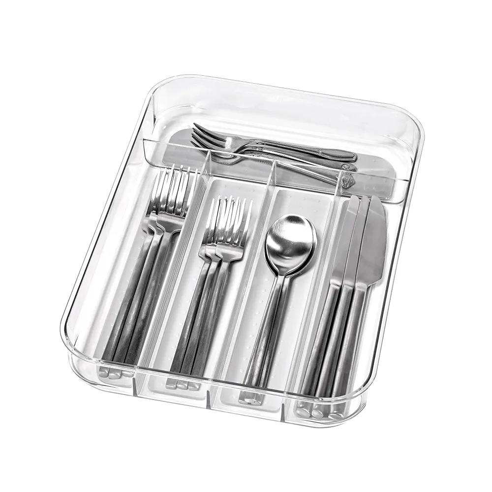 Madesmart Mini Silverware Tray, Clear
