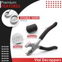 Vial Decapper and Crimper Pliers Set- Perfect for Decapping and Sealing 11mm and 20mm Vials and Bottles (13mm/20mm Decapper, 20mm Crimper)