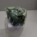 DomeStar 7pcs Artificial Eucalyptus Stems in Clear Vase, 12inch Dried Eucalyptus Plant with Tags Faux Water Dried Flowers Arrangement for Home Office Decoration Wedding Party