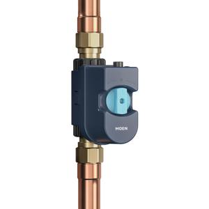 Moen Flo Smart Water Monitor and Automatic Shutoff Sensor, Wi-Fi Connected Water Leak Detector for 1-Inch Diameter Pipe, 900-006