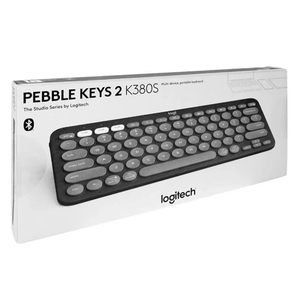 Logitech Pebble Keys 2 K380S Wireless Keyboard (Tonal Graphite)