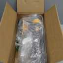 3D VO INN Electric Ice Scraper for Dewalt 20V Battery, 1300RPM High-Speed Windshield Scraper for Ice and Snow, 45° Head Adjust, Extension Rod, Ice Scraper for Car Window(Battery Not Included)(Yellow)