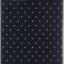 Black Tiny Polka Dot Phone Case for iPhone 15 6.1"(NOT Pro) Cute Retro Chic Trendy Classy Boho Pattern Slim Soft Protective Girls Women Cover(Black Tiny Polkadot,i15 6.1inch)