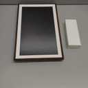 64GB Frameo 15.6" Digital Picture Frame Large 1920 x 1080 IPS FHD Touch Screen WiFi Electronic Photo Frames Share Moments Instantly Anywhere Best Gifts for Parents and Grandparents Brown Wood White