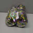 2 x 50 Feet Mardi Gras Tinsel Garland Gold Green Purple Garland Mardi Gras Christmas Tree Tinsel Garland Metallic Twisted Hanging Garland for Mardi Gras Oktoberfest Birthday Party Decoration