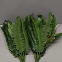 40" Artificial Boston Ferns Bush Plants, Set of 2, Large Faux Ferns Hanging Decor with 53 Fronds, Fake Vines Indoor Or Outdoors Planter for Home and Office Decor