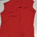 PRETTYGARDEN Women's Ribbed Tank Tops 2026 Summer Cap Sleeve Slim Fitted Knit Basic Casual Tee Shirts Trendy Fashion Clothes (Red, L)