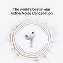 Apple AirPods Pro 3 Wireless Earbuds, Active Noise Cancellation, Live Translation, Heart Rate Sensing, Hearing Aid Feature, Bluetooth Headphones, Spatial Audio, High-Fidelity Sound, USB-C Charging