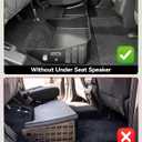 3W Floor Mats for Nissan Frontier 2022-2026 Crew Cab(Not for 2nd with Under Seat Speaker), All Weather TPE Custom Fit Car Liner for Frontier Crew Cab Pickup, Frontier Accessories, Black, 5.Frontier|22-26|Floor Mats