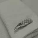 N&Y HOME Extra Long Waffle Weave Shower Curtain with Snap-in Fabric Liner Set, 12 White Hooks Included - 71" x 84", Hotel Style & Mesh Top, Machine Washable & Water-Repellent - 71x84, White