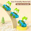 Press to Go Car Toddlers Toys for 1-3, Push Go Animal Racing Car Set 4 Pack, Baby Infant Playing Vehicle Toys 6-12-18 Months, Birthday Gifts for 1-2 3-4 Years Old Boys Girls