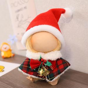 Doll Clothes Set for LABUBU, Clothes for Labubu, 17cm/15cm Dolls Outfit Set , Stylish Adorable Dolls Clothes Accessories (No Doll) (Christmas 2)