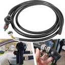 WD24X10066 WD24X10043 Portable Dishwasher Drain and Fill Hose Unicouple Assembly for GE 2813323 AP5789090 PS8746200 WD24X10043