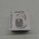 Portable Air Conditioners Rechargeable, 5200mAh Mini Air Conditioner, Personal Air Cooler with 3 Speeds, Small Desk Air Cooling Fan for Bedroom, Office, Home, Outdoor