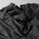 Joydeco Blackout Curtains 96 Inches Long, Black Blackout Curtains 95 Inch Length 2 Panels Set for Bedroom, Room Darkening Drapes & Drapes for Living Room (Black, W52 x L95 Inch)