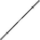 Fitvids Olympic Barbell Bar for Power Lifting and Weightlifting, 700 Pound Capacity, 2 Inch Diameter (5FT Black)