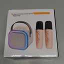 2025 TOP Birthday Gifts Toys,Mini Karaoke Machine for Kids Adults, Portable Bluetooth Speaker with 2 Wireless Karaoke Microphones, for Girls 3,4, 5, 6, 7, 8+Years Old Toddler Karaoke Player (Pink)