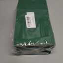 Bakepacker 100 Pcs Deep Green Treat Paper Bags with 100 Stickers 5.1"x3.1"x9.4" Brown Kraft Small Party Gift Bag Snack Bag without Handle