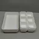 Set of 16 Interlocking Desk Drawer Organizer Tray Dividers Plastic Shallow Narrow Drawers Organizers Separators Storage Bins Container for Kitchen Bathroom Makeup Office Vanity Bedroom Dresser White