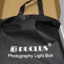 DUCLUS Light Box Photography, 12"x12" Photo Booth Box with 120 LED Lights Dimmable & CRI95, Portable Lightbox with 8 Backdrops for Mini Product Photography: Jewelry, Cards, Watches