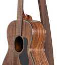 Guitar Stand, Acoustic Guitar Stand Floor, Premium Wood Guitar Stand, Single Guitar Holder Stand for Acoustic Guitar, Electric Guitar, Bass Guitar, Semi Curved Hanging Guitar Stands for Studio, Living Room, American Black Walnut