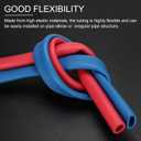 PATIKIL 6.6Ft Long 1-7/8" (48mm) ID Pipe Insulation, 1 Pcs 20mm Thickness Rubber Foam Winter Freeze Protection Tube Fire Retardant for Water, Air Conditioning, Industrial Pipes, Blue