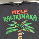 Mele Kalikimaka Palm Tree Shirt Hawaiian Christmas in July T-Shirt L