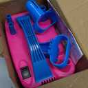 Balloon Pump Electric, Portable Automatic Dual Nozzle Inflator 110V 600W with Tying Tools for Birthday Gender Reveal Baby Shower Balloons Party Decorations (Rose Red)