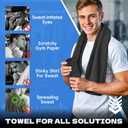 Microfiber Gym Towels for Showering Working Out Quick Dry Negative ions Large Middle Small Sizes Lightweight Gym Towel for Men Women Tennis Sports Towels for Body Hot Yoga Fitness Essentials, Black 16 inch X 27 inch