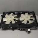 TRQ Radiator Dual Cooling Fan Assembly Compatible with 2004-2009 Toyota Prius TO3117100