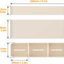 2 x MoodLife 2-Pack Silicone Straw Holder for Cabinet Door,Reusable Adhesive Container for Kitchen Storage Solutions, Cupboard Organizer and Space Saving Hacks (White)