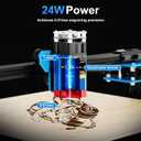 Twotrees TTS-55 Pro Laser Engraver 5500mW Laser Engraving Machine,Laser Cutter,30000mm/min Speed,0.08mm Laser Spot Engraver Machine for DIY,Wood,Metal,Acrylic,Glass,Stainless Steel