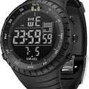 Mens Digital Watch Sports Military Watches Waterproof Outdoor Chronograph Wrist Watches for Men with LED Back Ligh/Alarm/Date