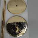 joybest Candle Holder Set of 6, Gold Candlestick Holders for Taper Candles, Taper Candle Holders Fits 3/4 Inch Candle for Wedding, Party, Anniversary or Home Decor