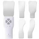 Fog-Free Dental Occlusal Photographic Mirror Device with 4 Rhodium Intraoral Reflective Mirrors for Dentistry, Anti-Fog Fan and LED Lighting Handle with Plated Glass Reflectors Oral Inspection Kit