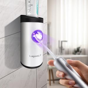 Automatic Toothpaste Dispenser with Motion Sensor - Touchless, Family-Friendly Design for Kids & Adults, Eco-Conscious & Energy-Efficient, Premium ABS Material, Durable & Safe (White)