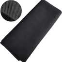 Speaker Grill Cloth Stereo Mesh Fabric for Speaker Repair, Black - 55 x 40 in / 140 x 100 cm