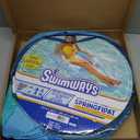 SwimWays Spring Float Premium Recliner Pool Lounger, Inflatable Pool Floats Adult with Fast Inflation for Ages 15 & Up, Sky Blue