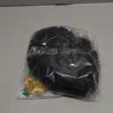 morvally 70s Black Afro Wig for Men with Glasses Chain and Mustache Mens Short Black Curly Disco Costume Wigs 70's 80s Hippie Rocker Funny Cosplay Synthetic Wigs for Halloween Party