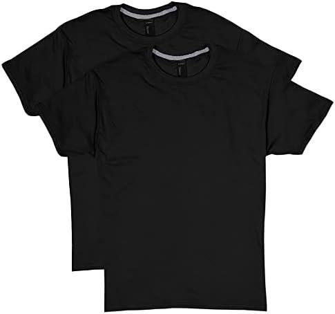 Hanes X-Temp Performance T-Shirt Pack, Cotton Blend Moisture-Wicking Tees for Men, 2-Pack, 
Large