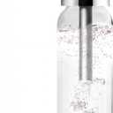 1L Portable Soda Siphon, Carbonated Water Machine Stainless Steel Sparkling Water Maker Machine for Home, Bar, Club, Kitchen, Use 8g CO2 Cartridges (Not Included)