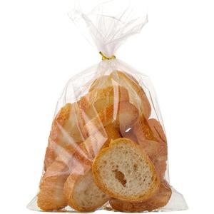 8 x 12 Inch Mirco Perforated Bread Bags, 100 Clear Plastic Bakery Bags With Free Twist Ties, Suitable for Mini Bun/Donut/Muffin/Bagel