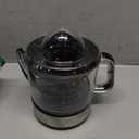 Elite Gourmet ETS623 BPA-Free 40-Watt Electric Citrus Juicer, Compact, Large Volume, Pulp Control, Oranges, Lemons, Limes, Grapefruits with Easy Pour Spout, 24oz, Black/Stainless Steel