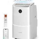 16000 BTU Portable Air Conditioners, Cools Up To 780 Sq. Ft., 5-In-1 Smart AC Unit With WiFi App, Remote, Fast Cooling, Dehumidifier, Fan, Sleep Mode, 24H Timer And Window Kit,Upgraded Clean White