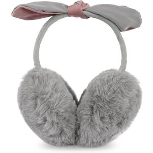 Surblue Winter Cute Earmuffs Faux Fur Warm Earmuffs Foldable Outdoor Ear Warmers For Women Girls