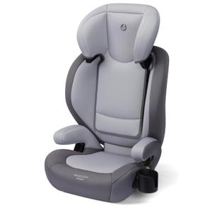 Maxi-Cosi RodiSport Kids Booster Car Seat, High-Back, Backless Booster, 7-Position Headrest, Easy Latch System, Reclining Chair, Belt Guide, Fits 40-100 lbs, 43.4-57 in, Sea Salt, Manufactured Date: 02-05-2025