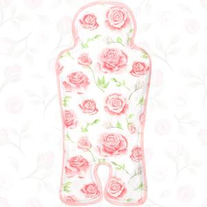 Pinkunn Gel Car Seat Cooler Pad Car Cooling Pad Chair Ice Breathable Summer Ice Mat Summer Chair Cooler Liners Cushion for Baby Dining Safety Seat(Pink, Flower)